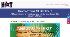 Desktop Screenshot of heartoftexascheer.com